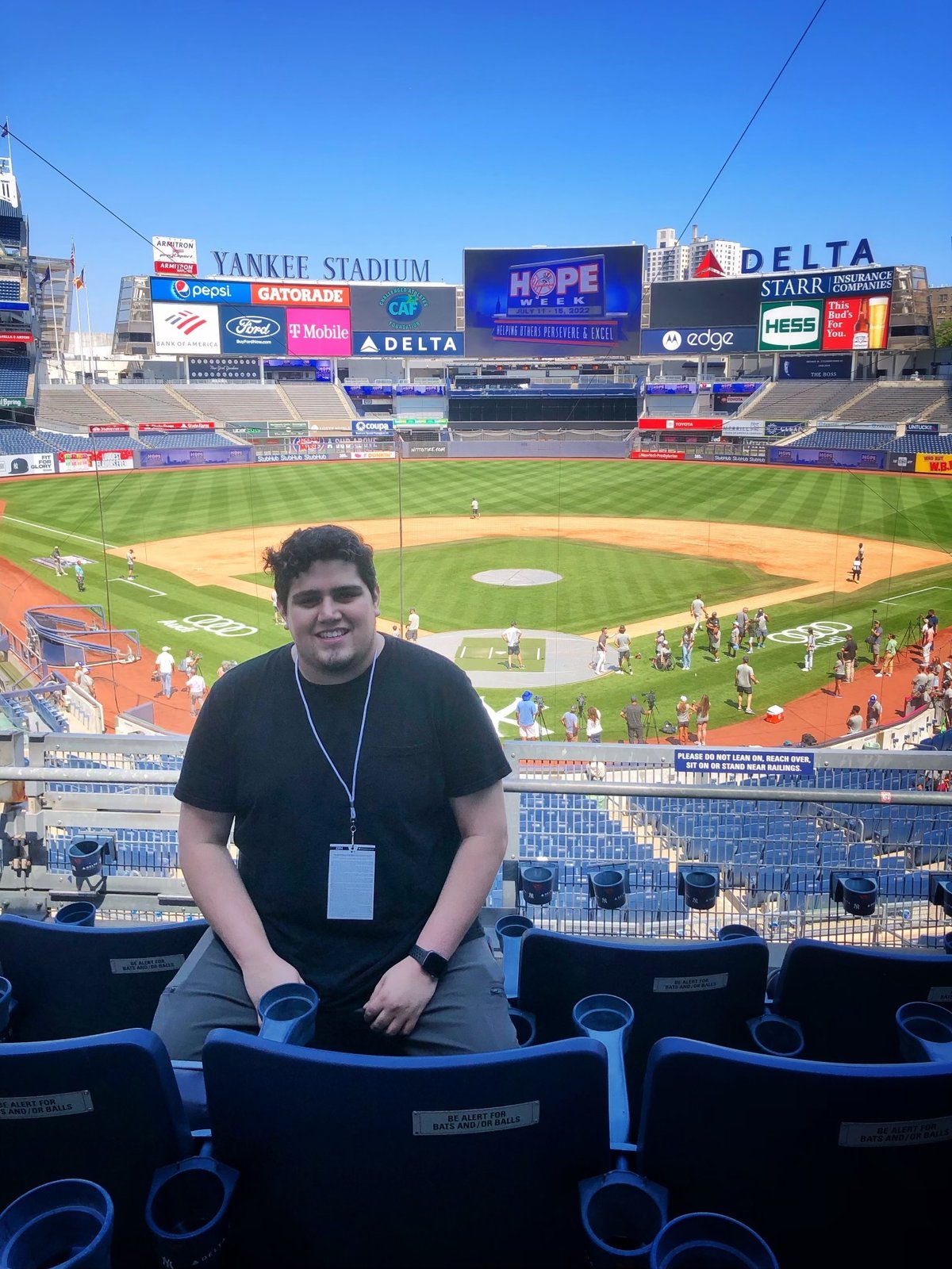 Guillermo at Yankee Stadium